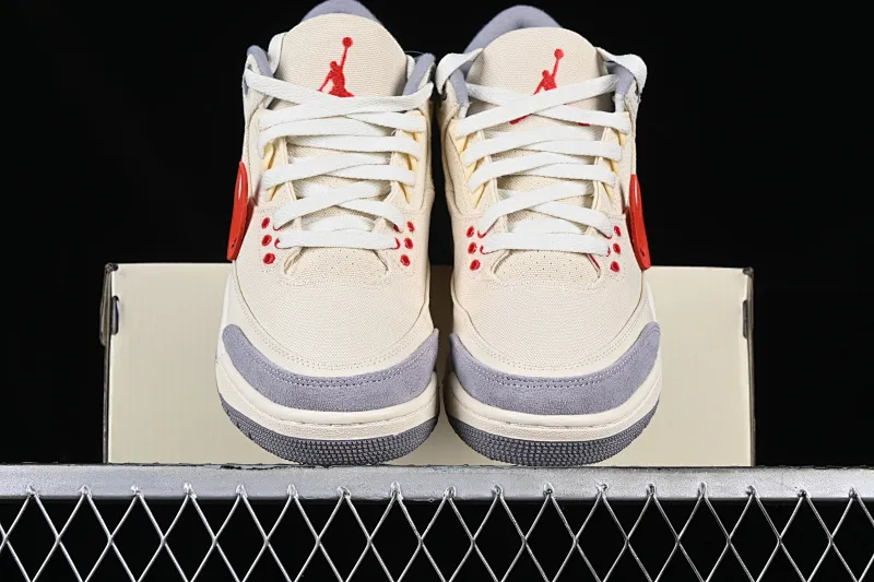 All categories Air Jordan Jordan series basketball shoes Air Jordan 3 Air Jordan 3 "Co-Branding" AJ3 Joe 3 cement gray canvas deconstruction DH7139-002